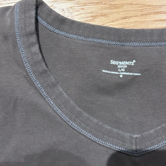 Brown short sleeve cropped baby tee - Picture 2 of 2